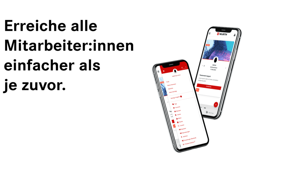 Napoleon App Würth International und Openair Lumnezia auf Iphone mit Titel